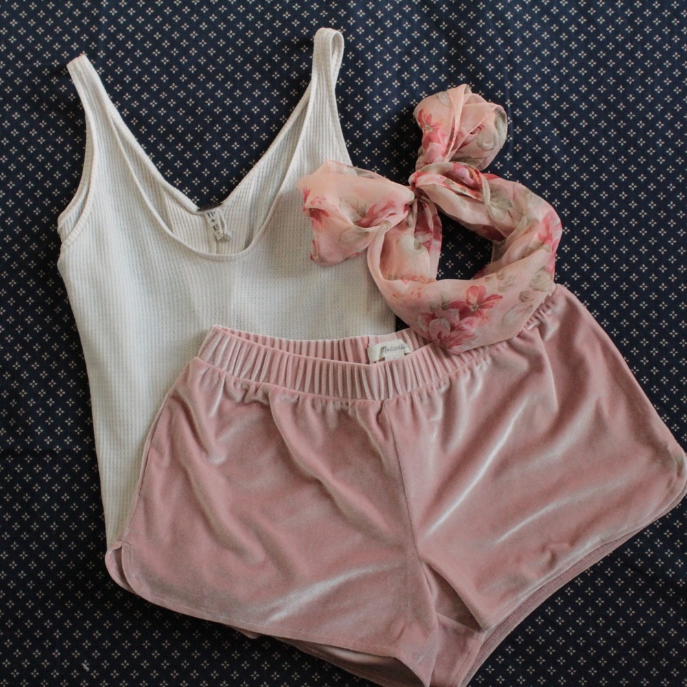Madewell Shimmery Pull-on Shorts